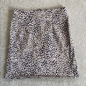 Cheetah Print Miniskirt